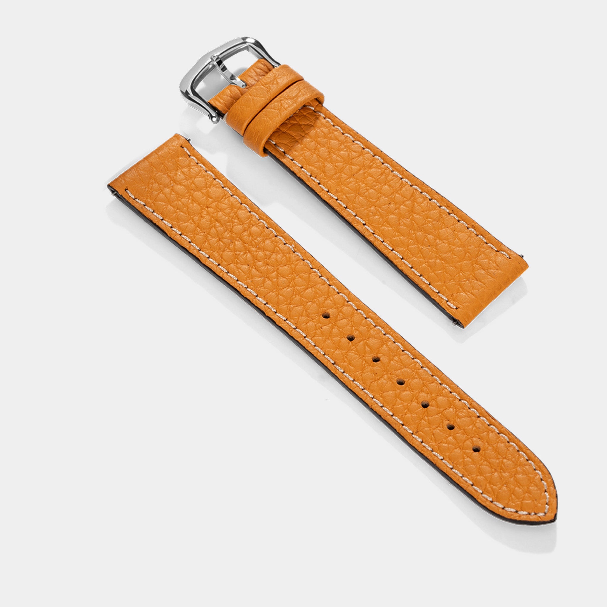 Horlogeband voor Cartier Tank Must (2021-2024) - The Taurillon Moutarde