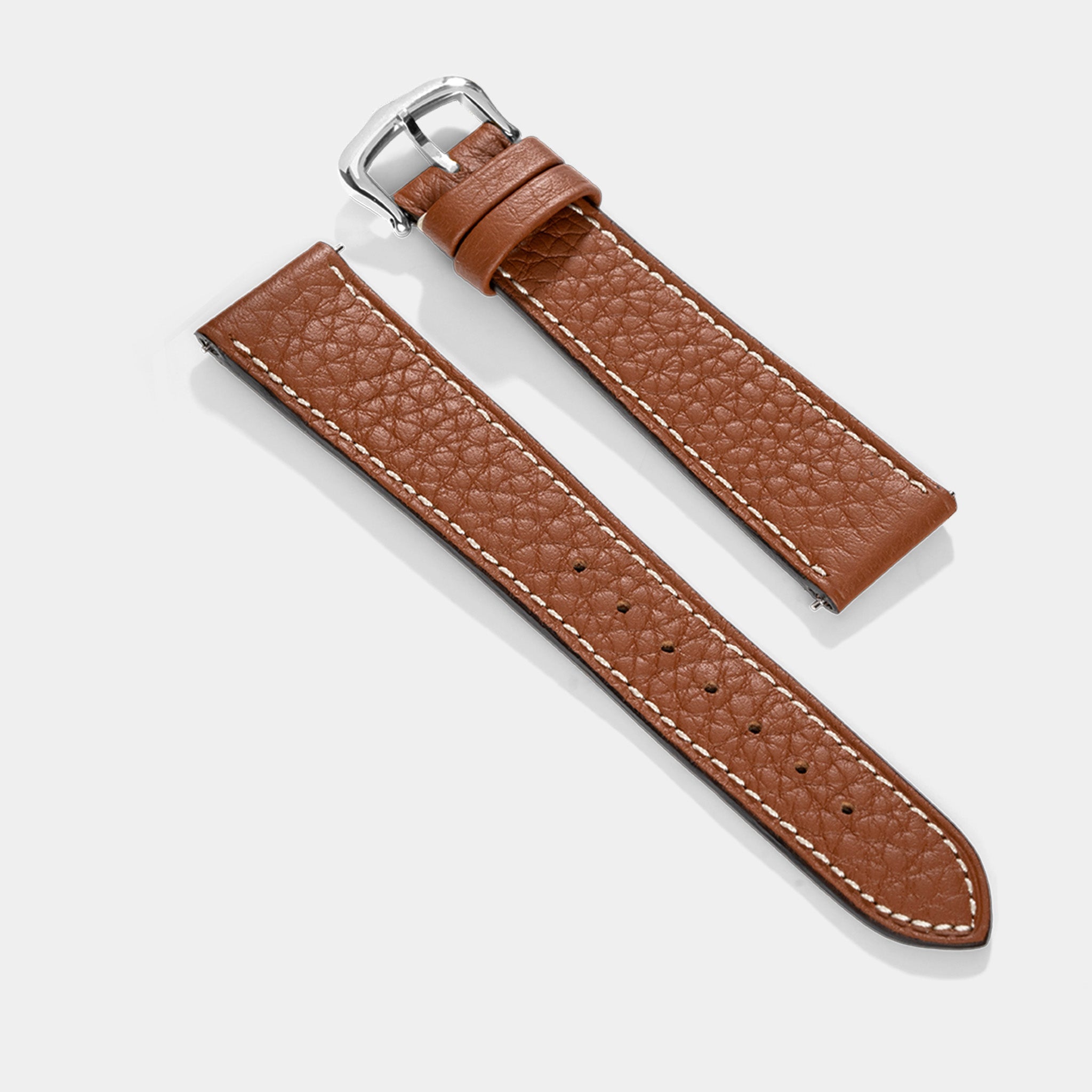 Horlogeband voor Cartier Tank Must (2021-2024) - The Taurillon Brown