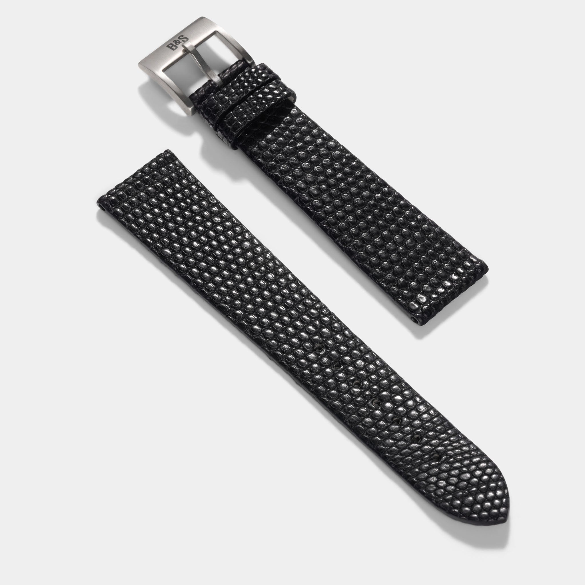 The Double Sided Black Lizard Strap - Jubilee Edition