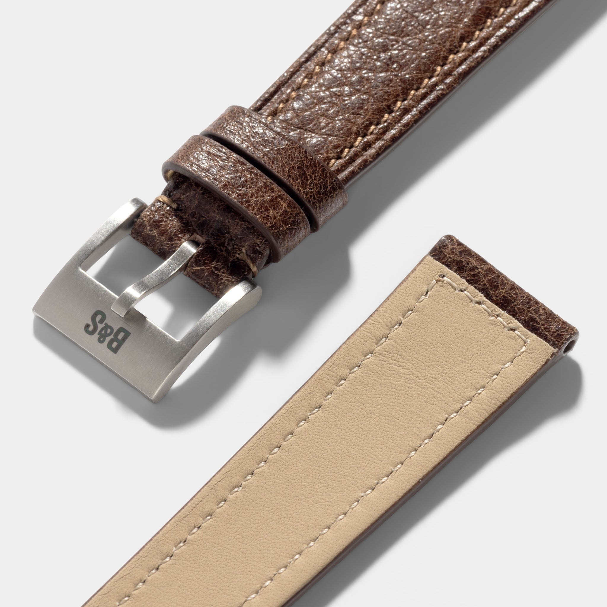 Strap for the Patek Philippe Calatrava - Soft Walnut Brown Boxed Calfskin