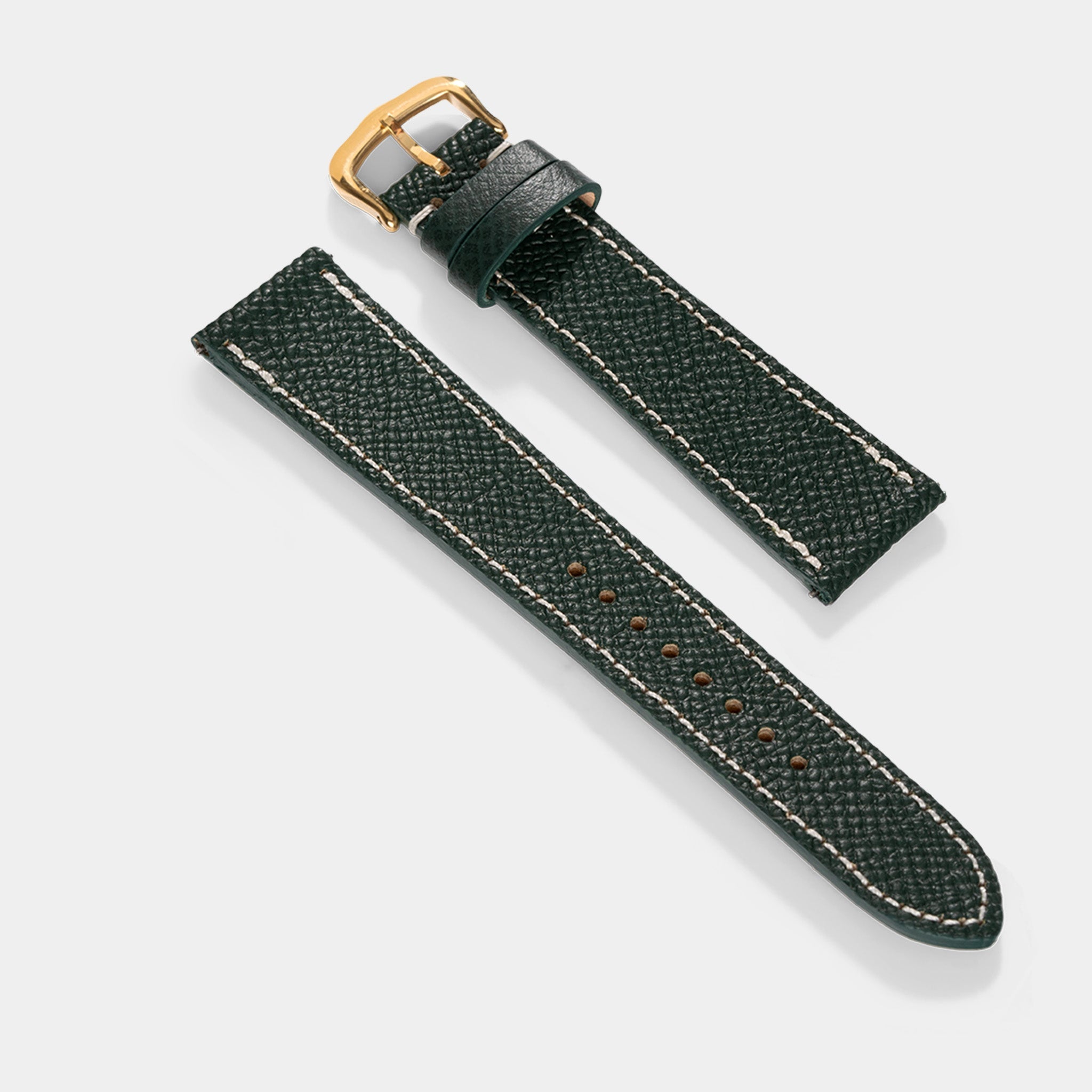 Horlogeband voor Cartier Tank Louis (2021-2024) - The Marston Calf Dark Green