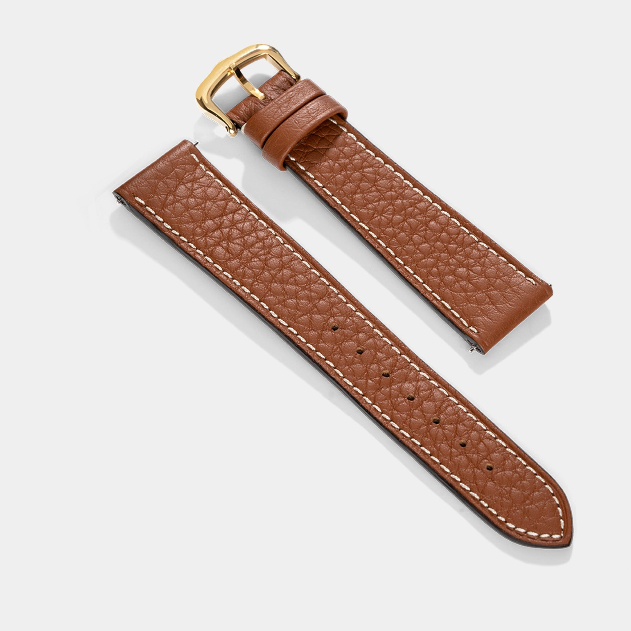 Horlogeband voor Cartier Tank Louis (2021-2024) - The Taurillon Brown