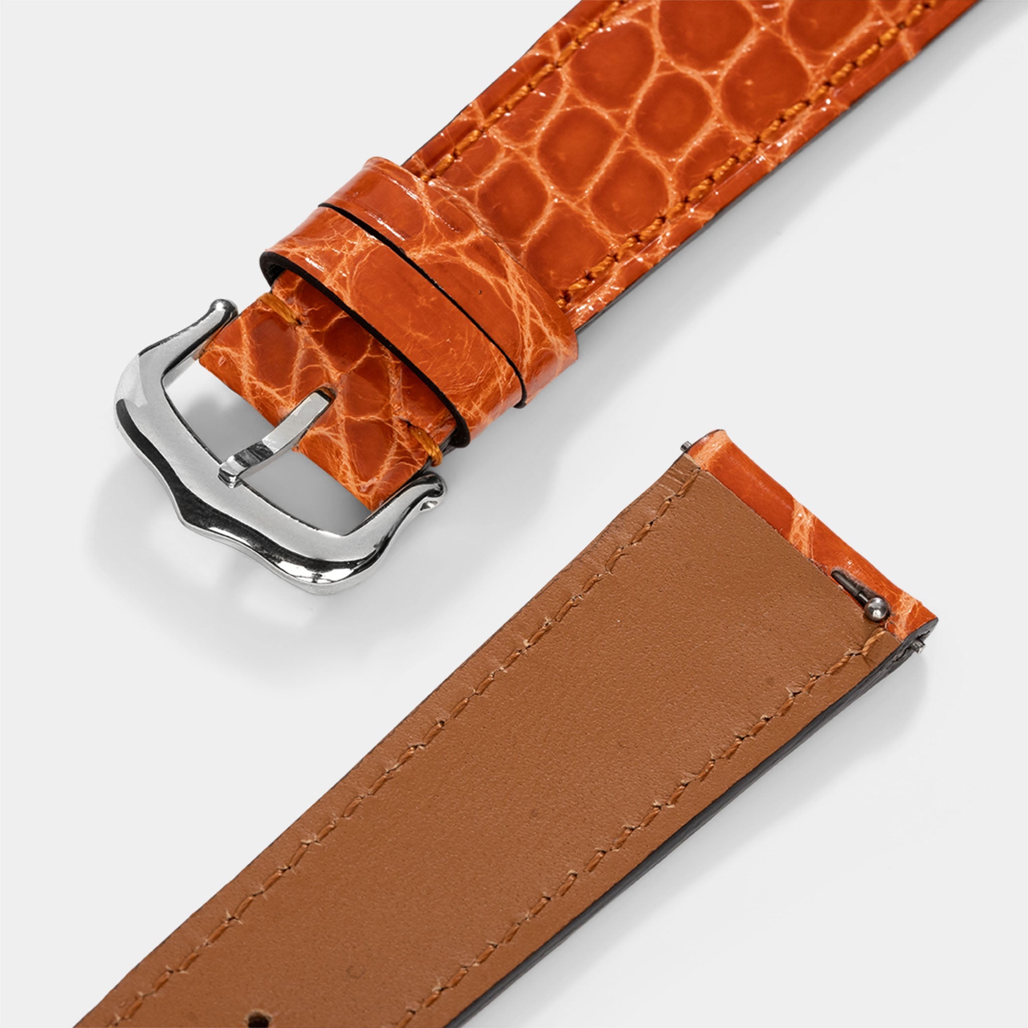 Horlogeband voor Cartier Tank Must (2021-2024) - The Orange Alligator