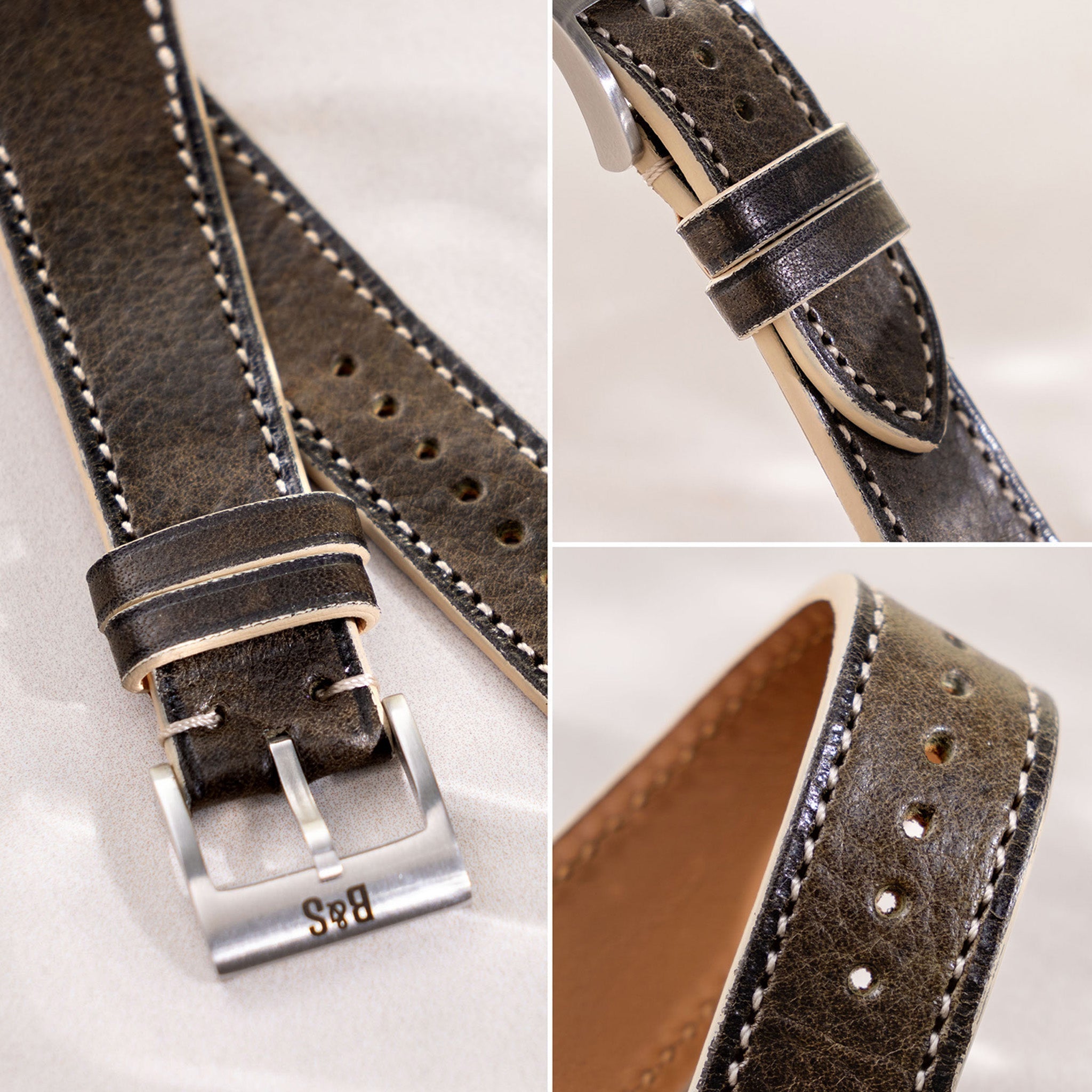The Hollywood Hills Leather Watch Strap - Jubilee Edition