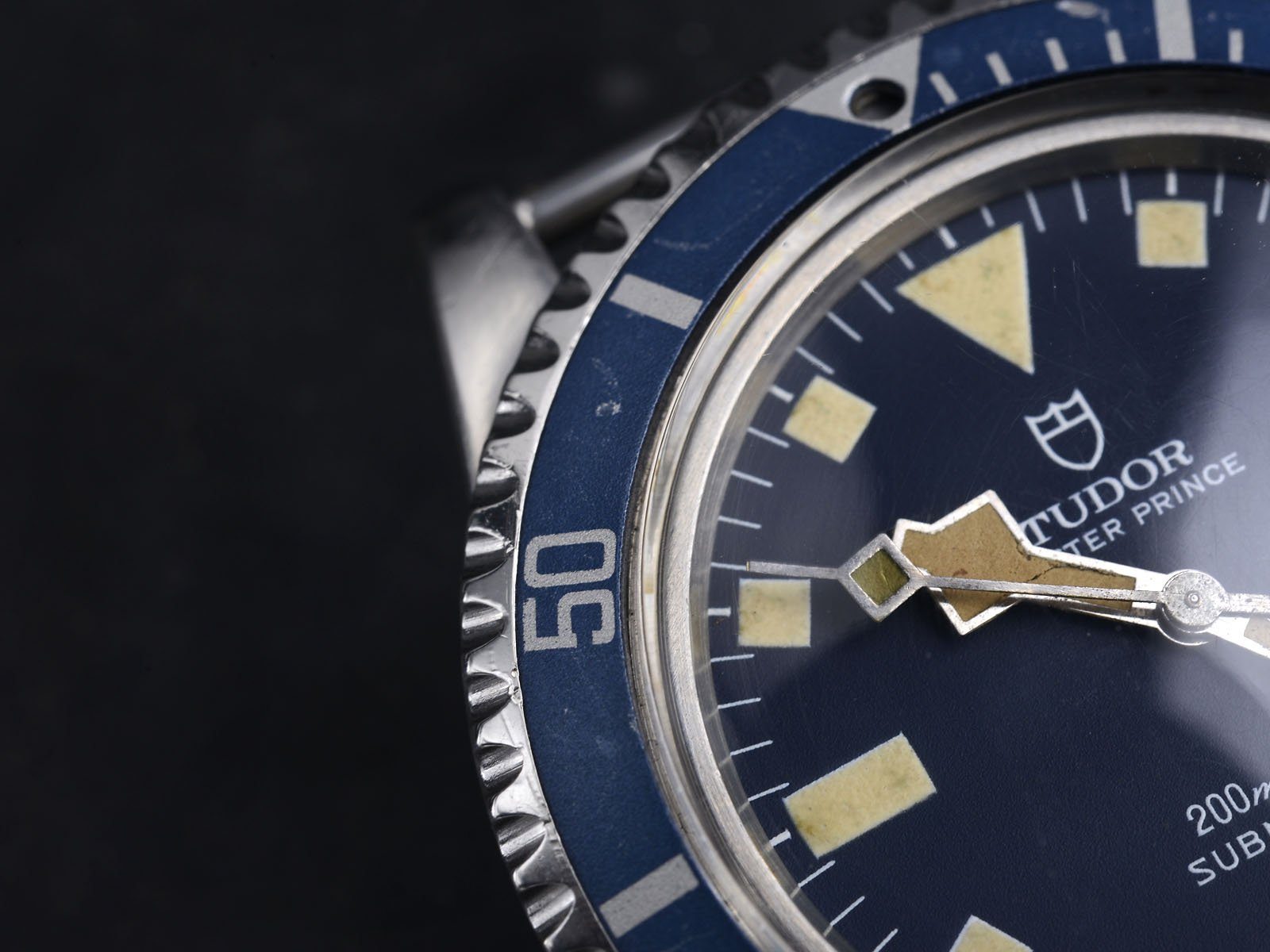 TUDOR MN 1980 BLUE SNOWFLAKE WITH LEDGER BOOK EXTRACT