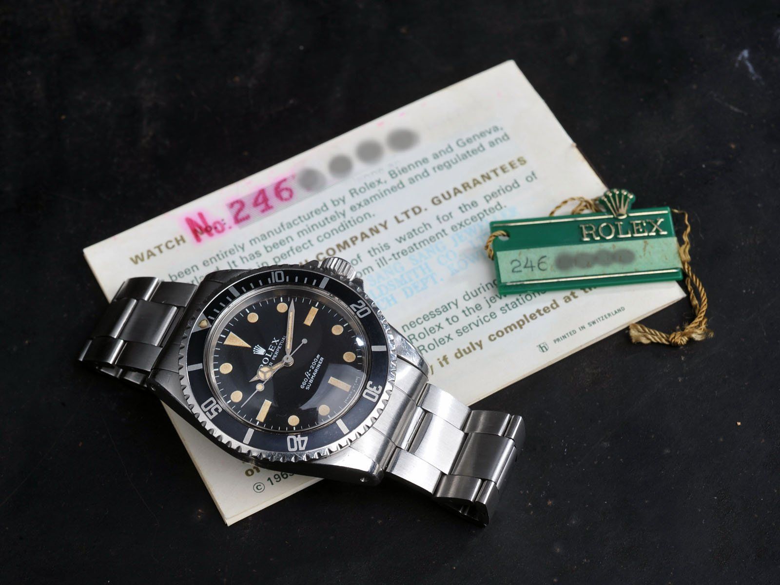 CURATED ROLEX 5513 WITH PAPERS + HANGTAG