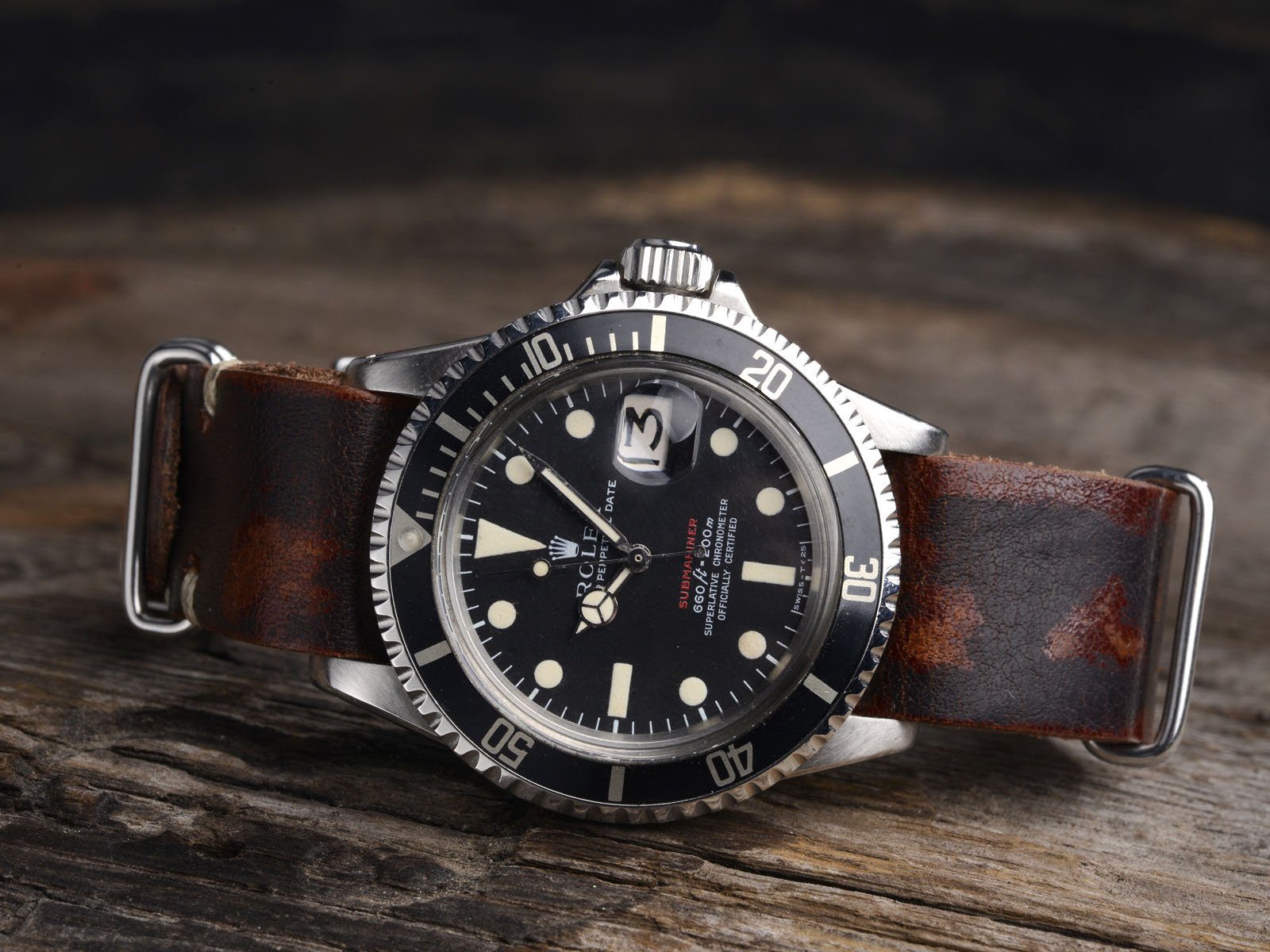 CURATED ROLEX 1680 RED SUBMARINER FROM 1970