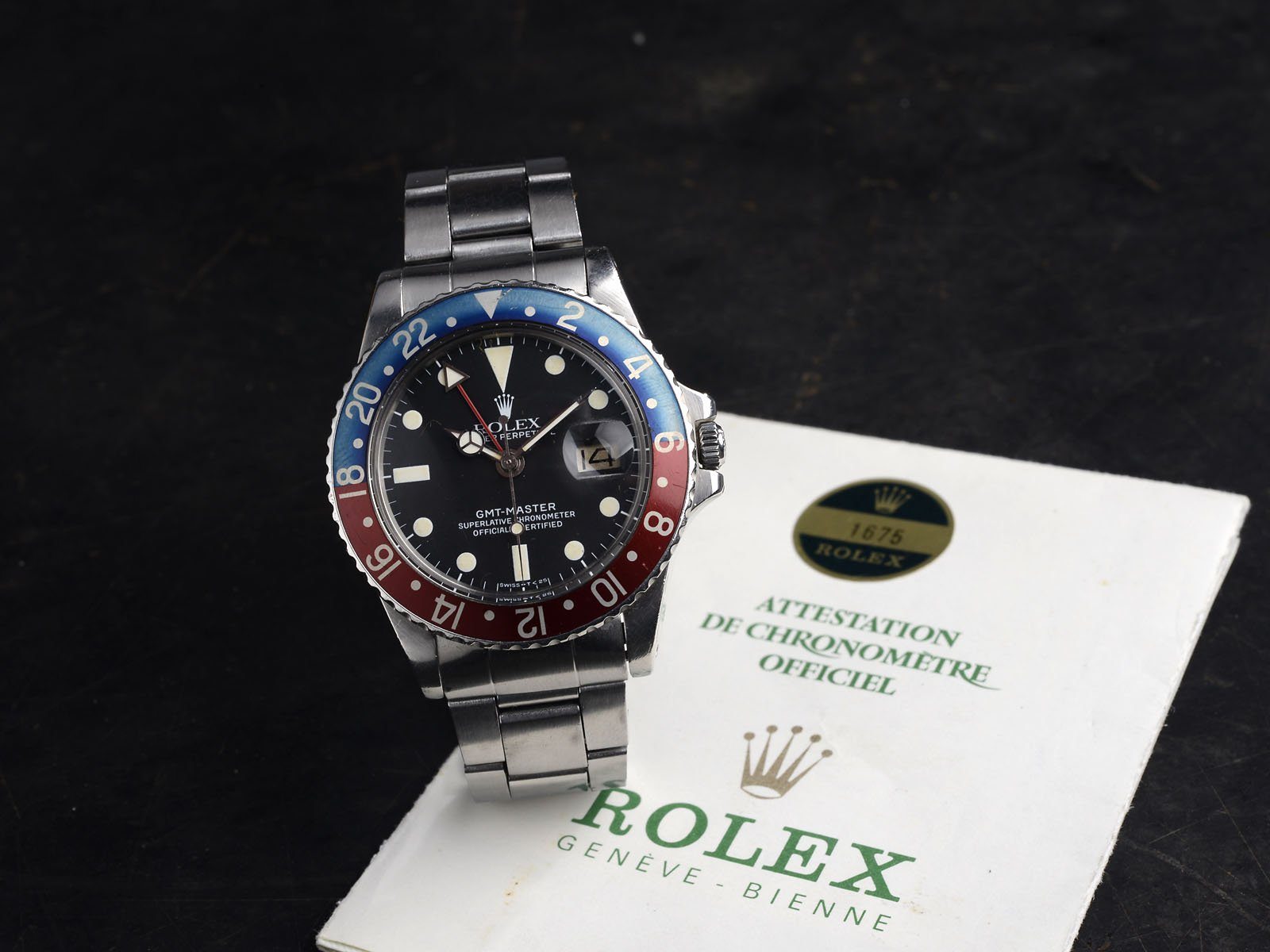 ROLEX 1675 BOX AND PAPERS