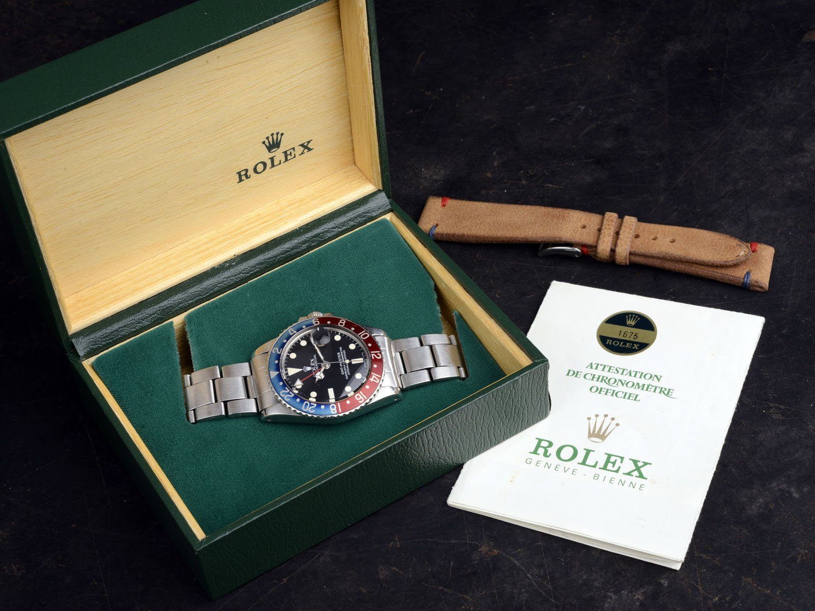 ROLEX 1675 BOX AND PAPERS