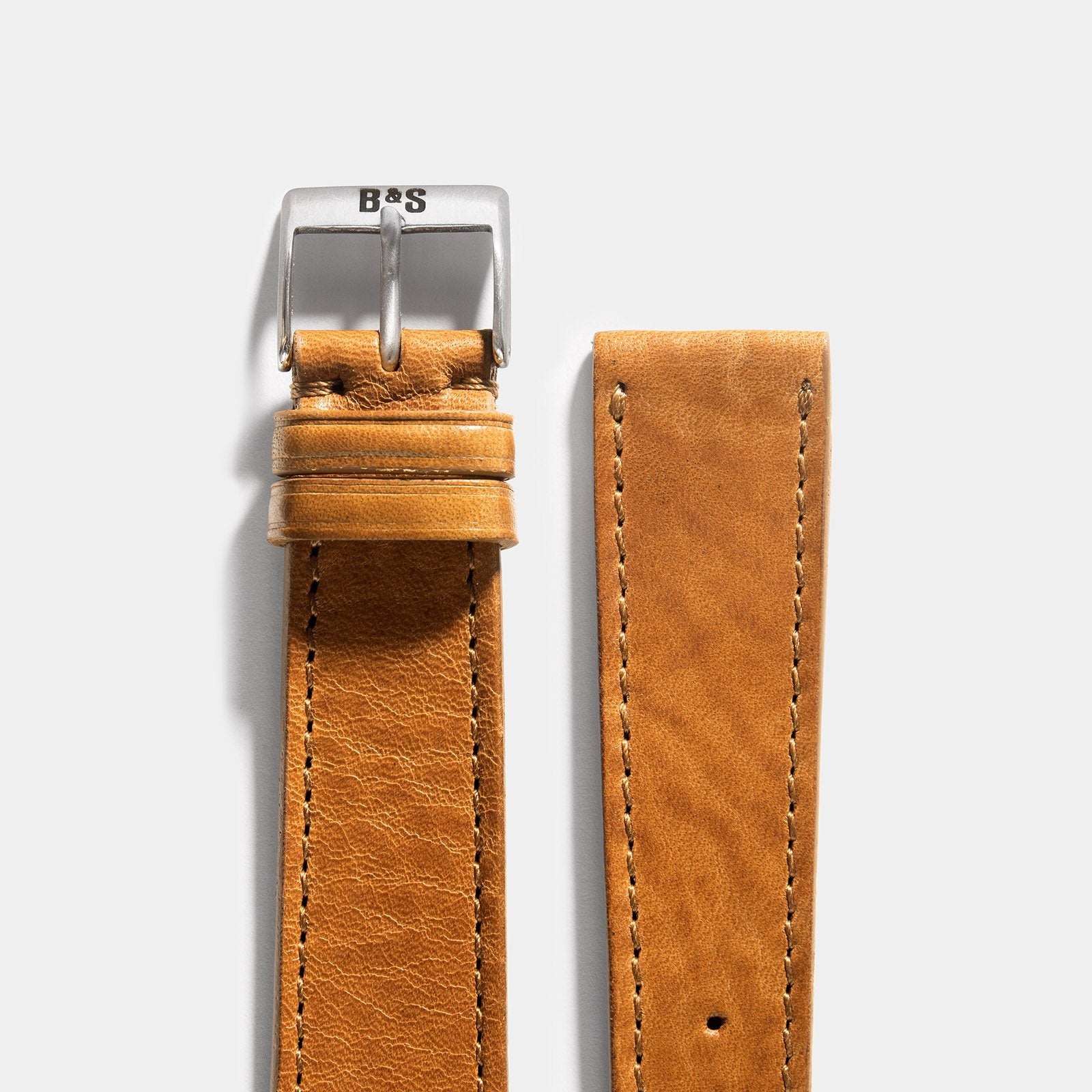 Gilt Brown Tonal Leren Horlogeband