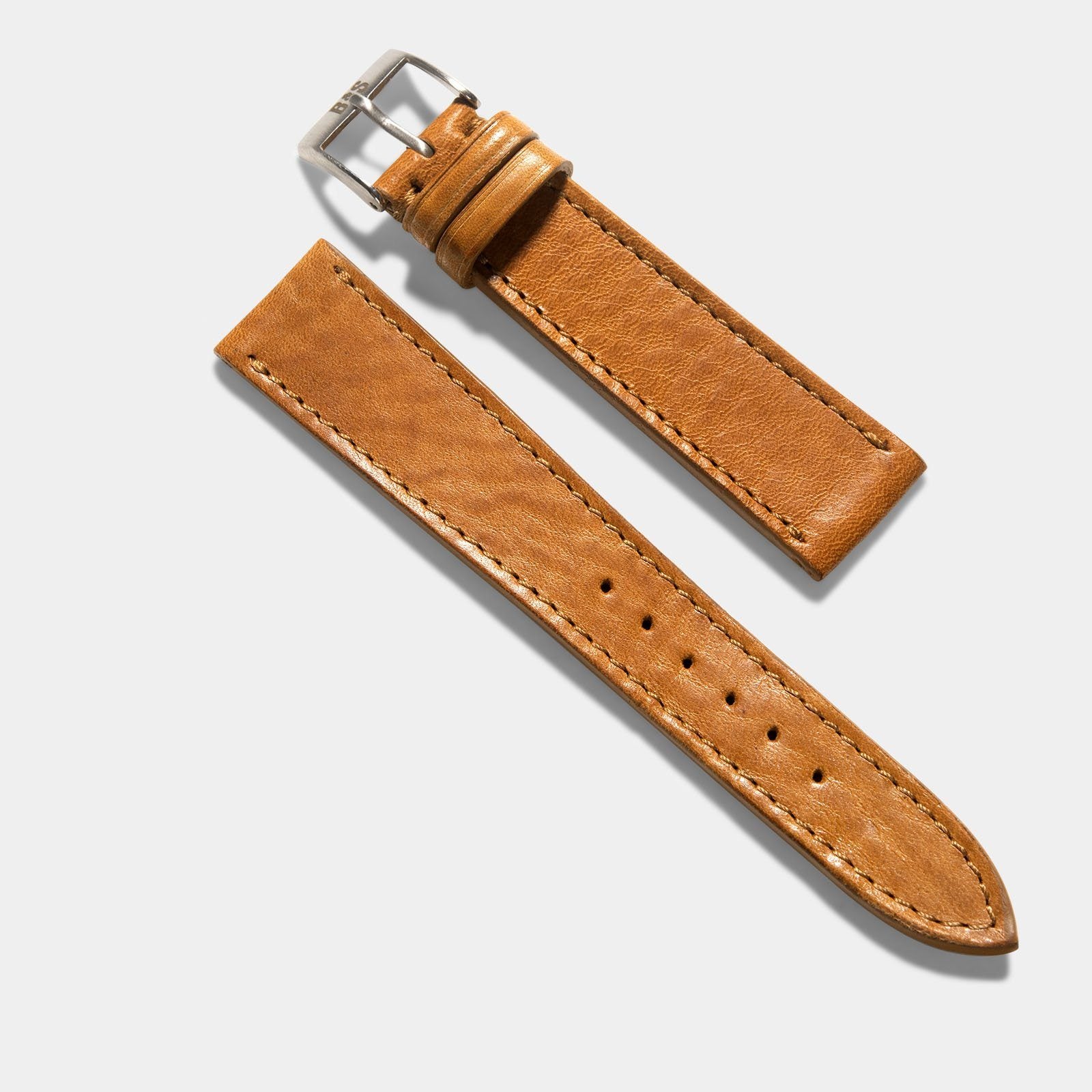 Gilt Brown Tonal Leren Horlogeband