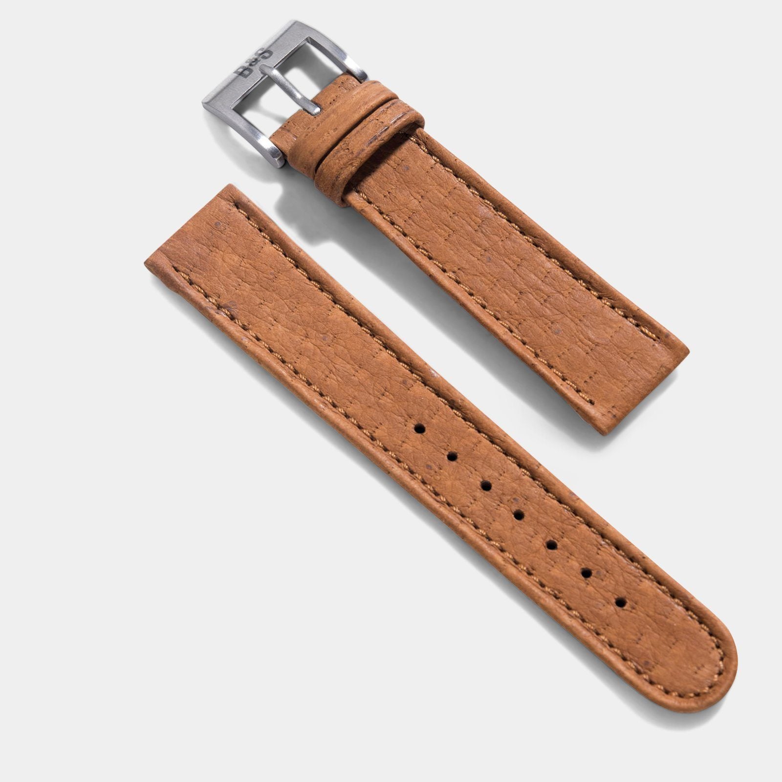 Peccary Brown Heritage Leren Horlogeband