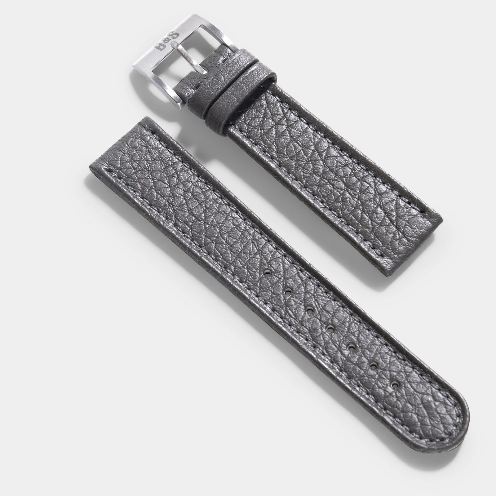 Taurillon Grey Heritage Leren Horlogeband