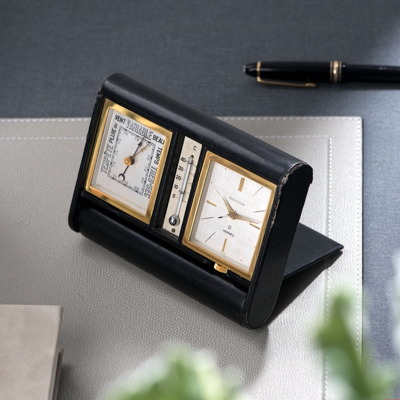 1930s Jaeger Le Coultre For Hermès Travel Clock