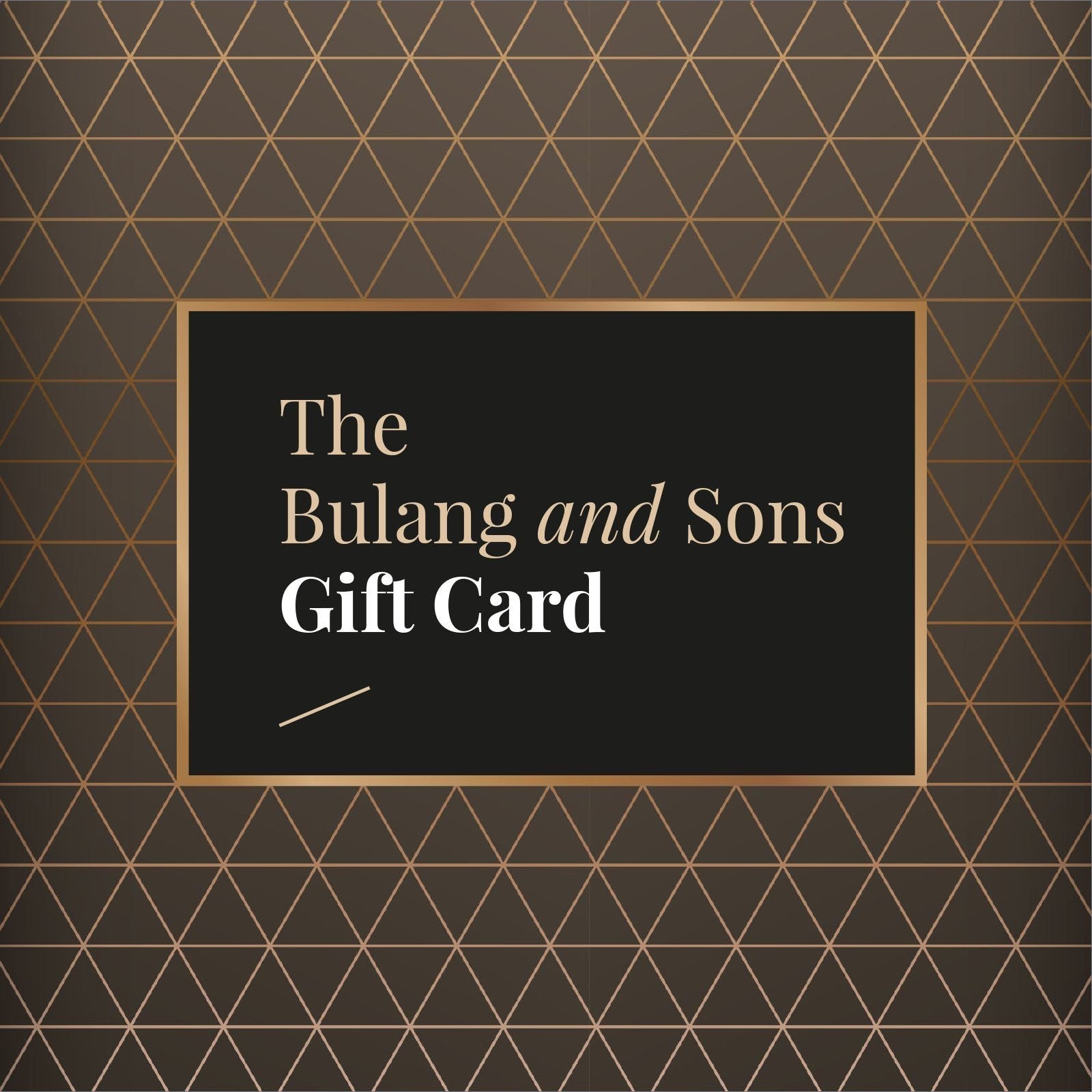 Cadeaubon Bulang and Sons