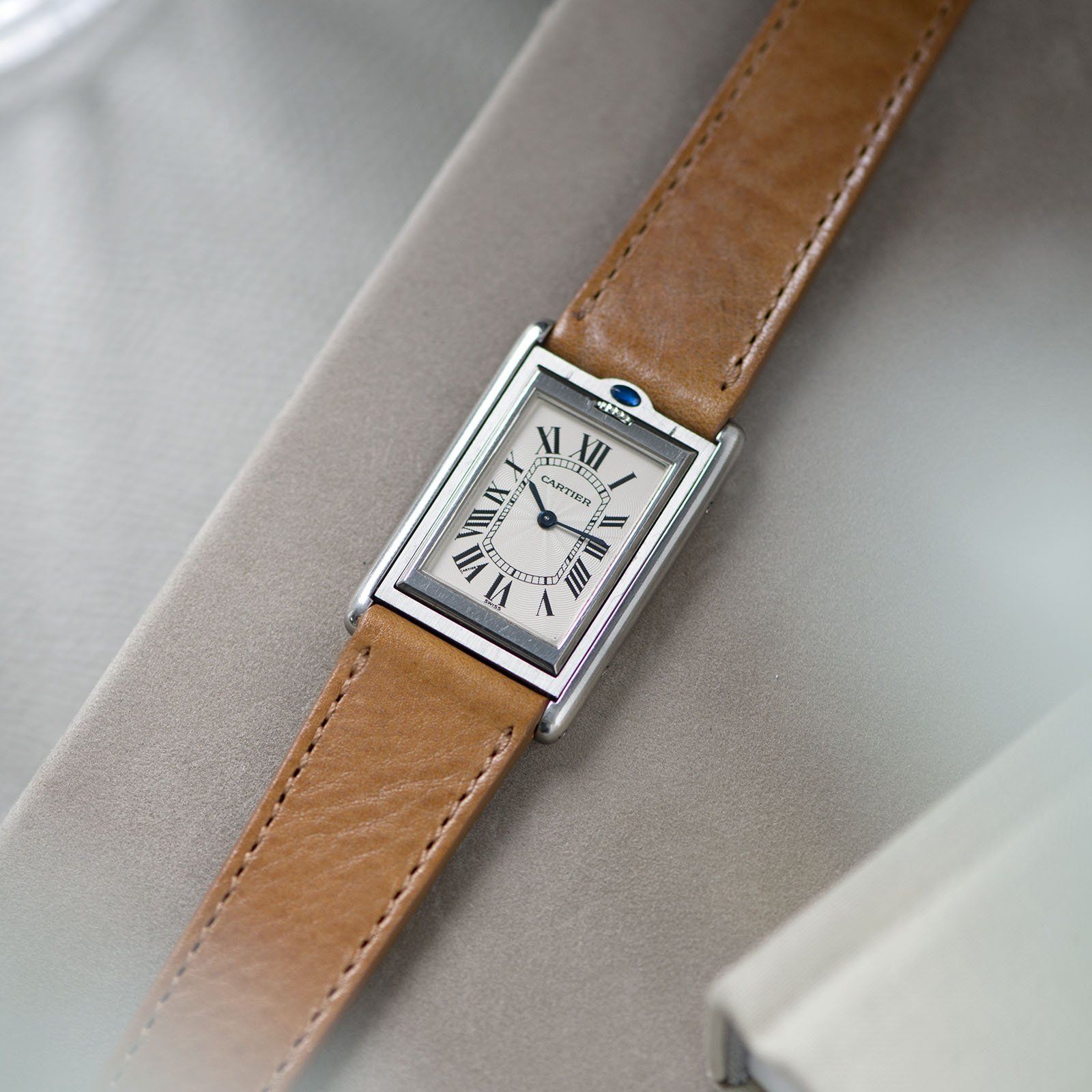 Gilt Brown Tonal Leren Horlogeband