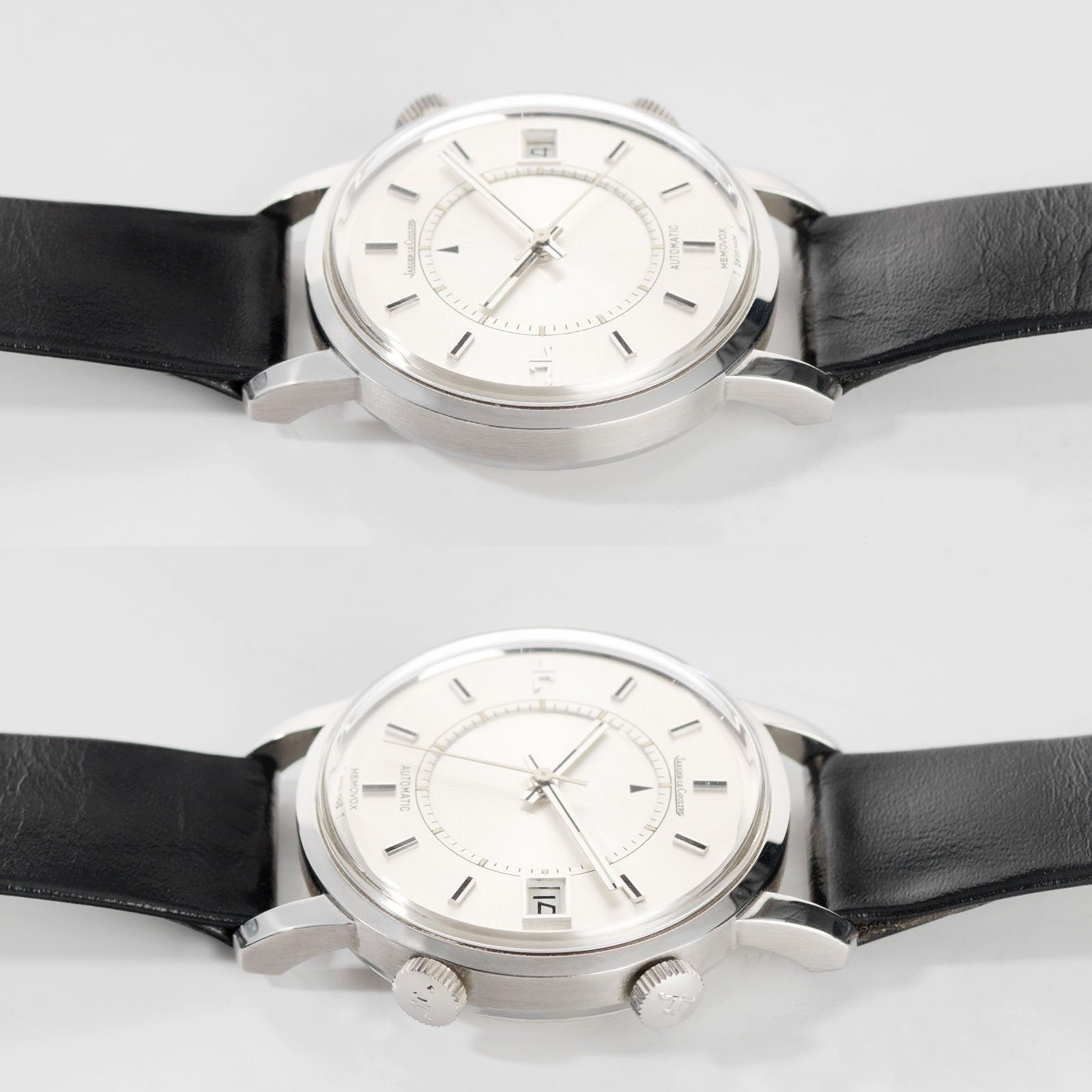 Rare Jaeger le Coultre Memovox Silver Dial 875.42