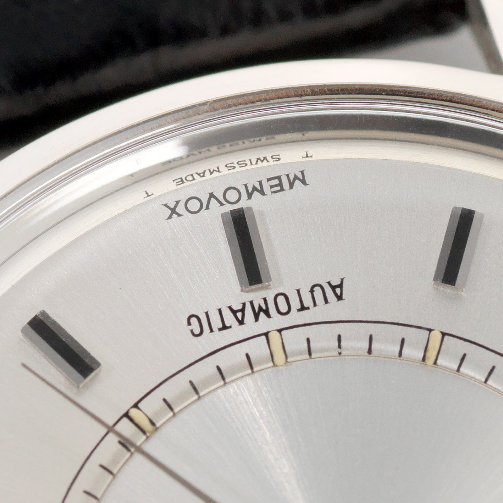 Rare Jaeger le Coultre Memovox Silver Dial 875.42