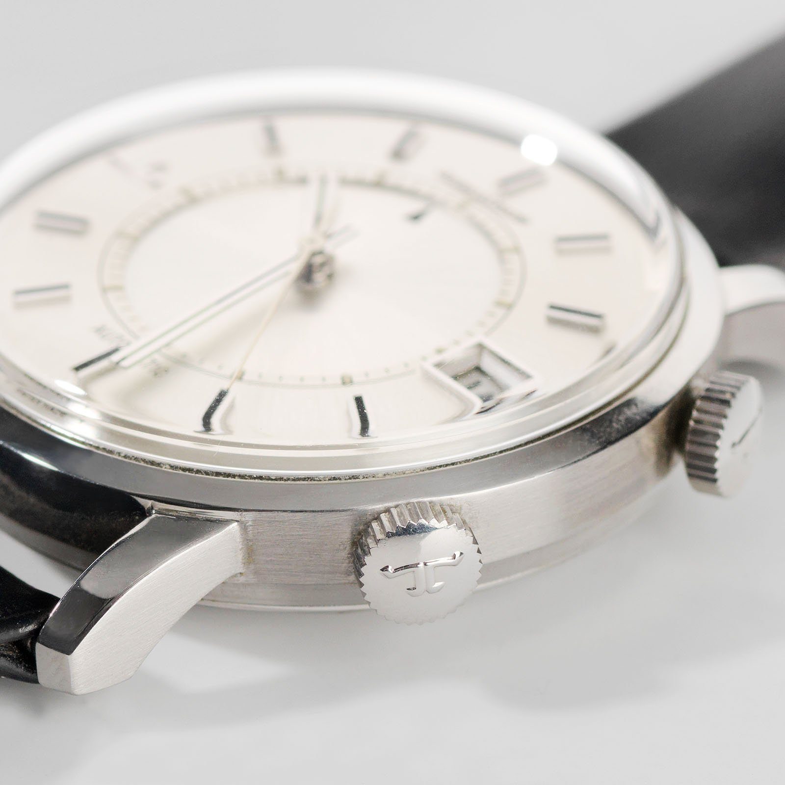 Rare Jaeger le Coultre Memovox Silver Dial 875.42