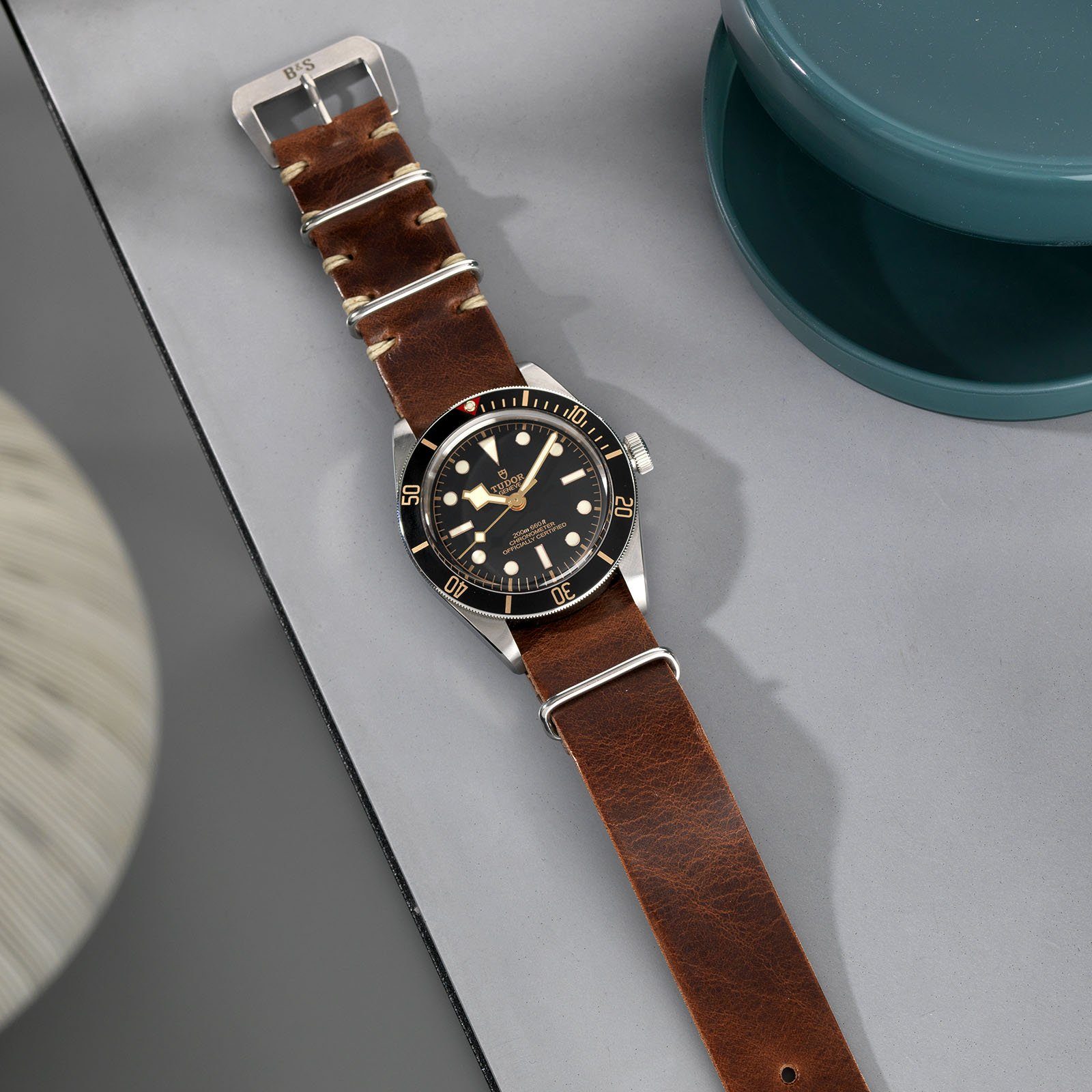 Siena Brown Nato Leren Horlogeband