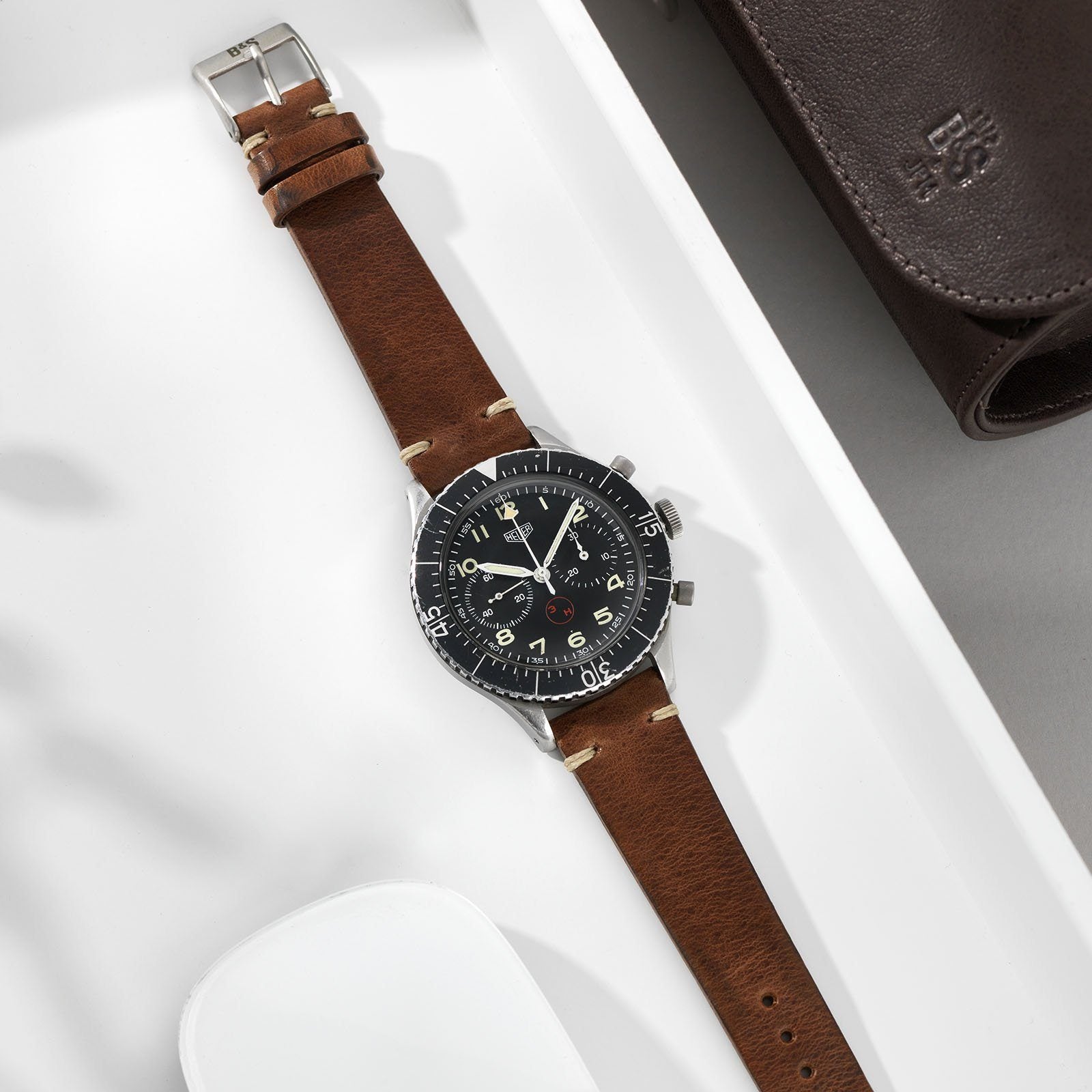 Siena Brown Leren Horlogeband - Lengte Lang