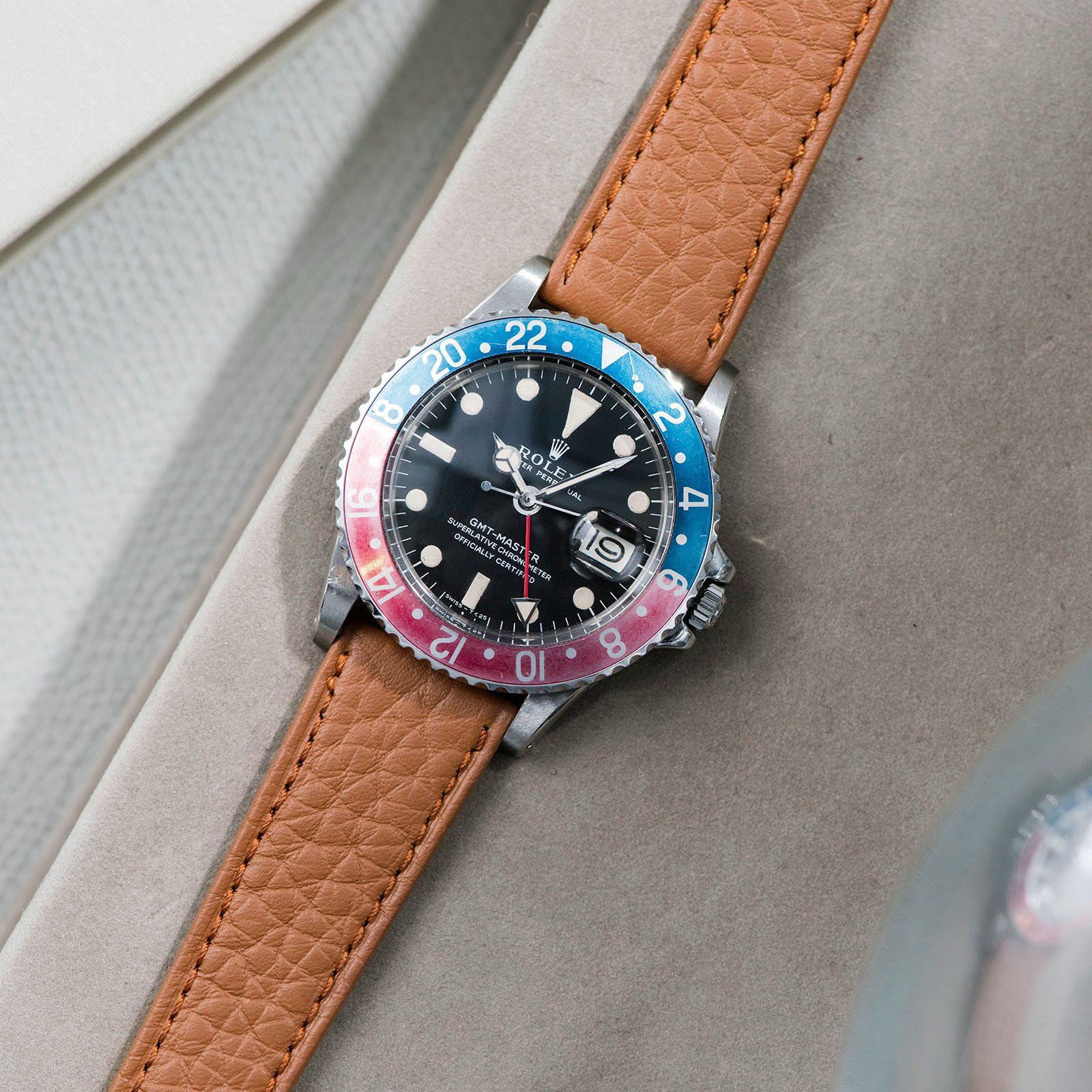 Taurillon Brown Speedy Leren Horlogeband