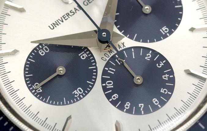 Universal Geneve  Blue Compax Reference 884.495