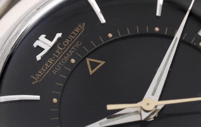 Jaeger leCoultre Memovox Black Gilt Dial Ref. E855