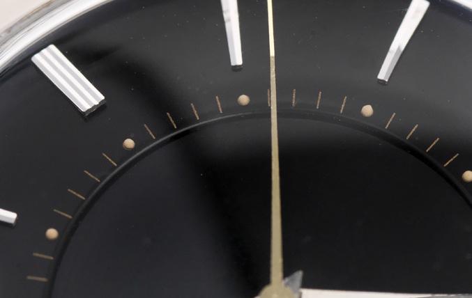 Jaeger leCoultre Memovox Black Gilt Dial Ref. E855