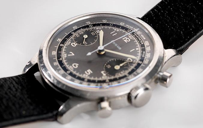 Richard Chronograph 1950s Two Tone Grey Dial