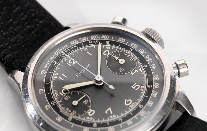 Richard Chronograph 1950s Two Tone Grey Dial