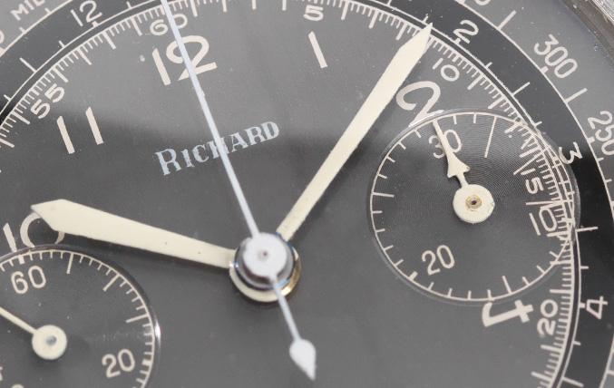Richard Chronograph 1950s Two Tone Grey Dial