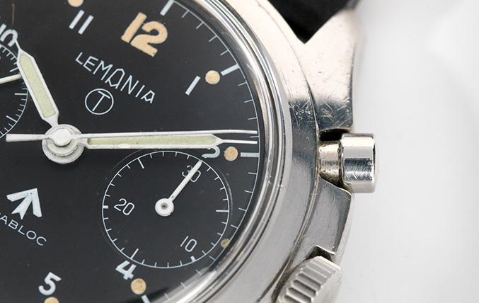 Lemania Issued Mono Pusher Chronograph Royal Air Force