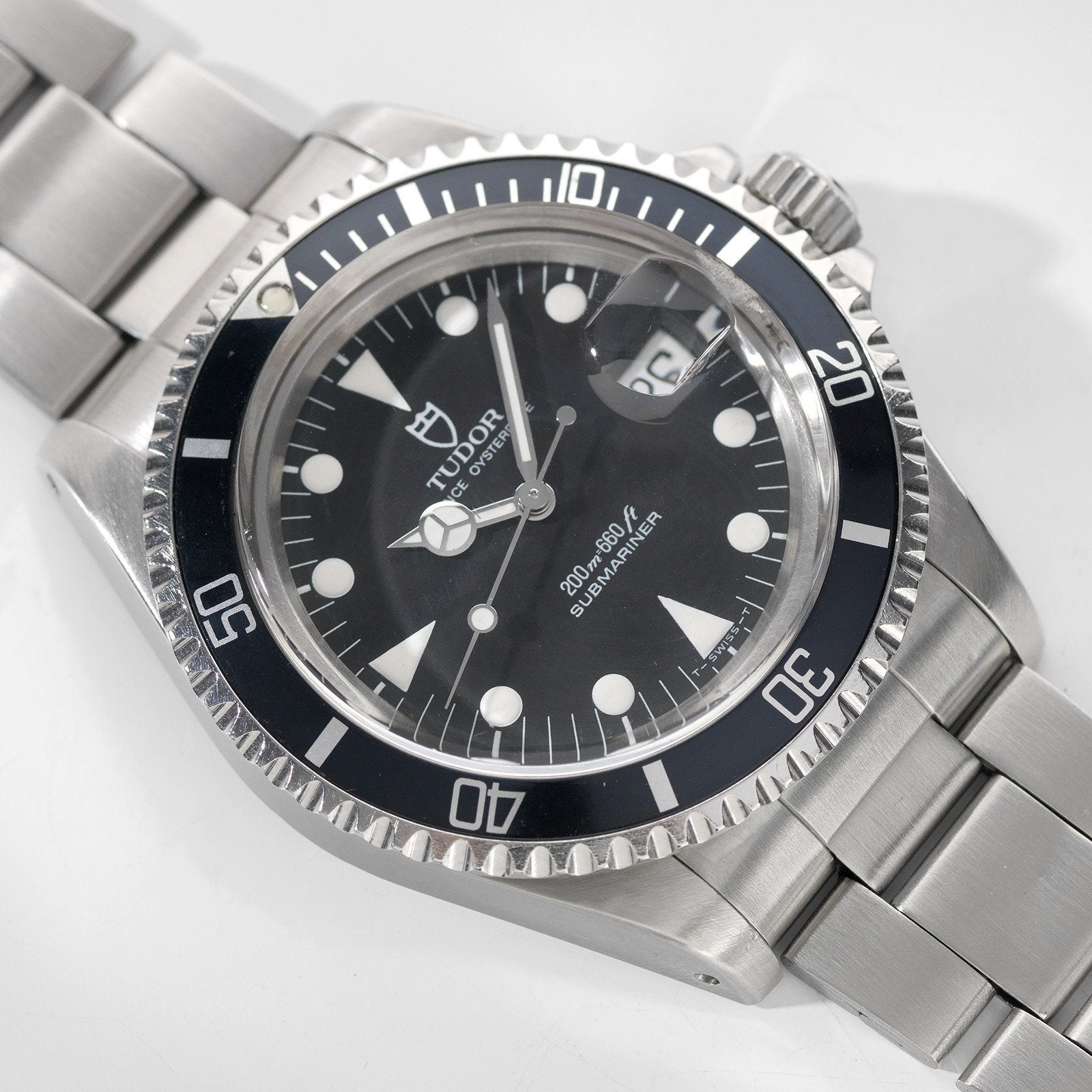 Tudor Submariner Date Black Dial Reference 79090