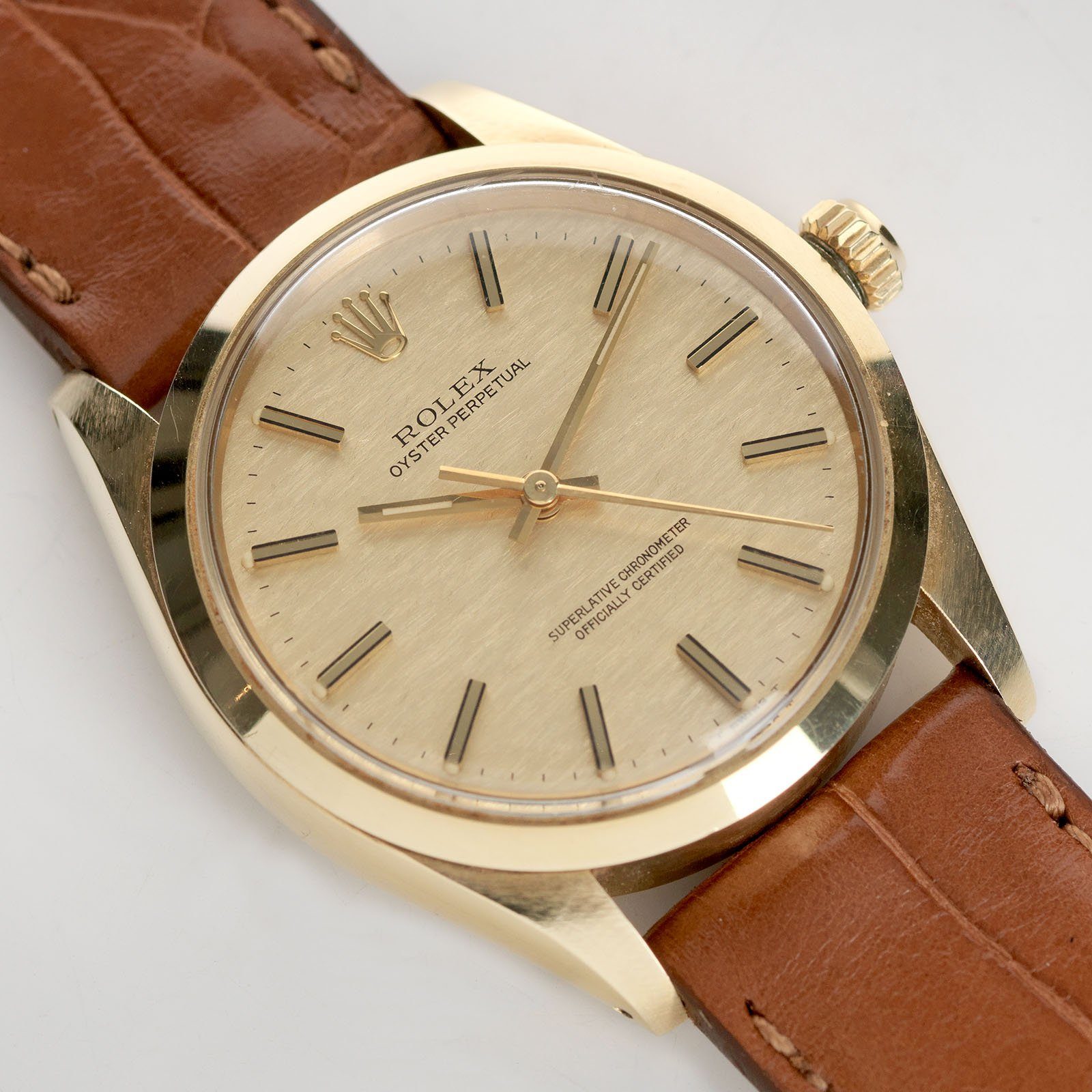 Rolex Oyster Perpetual Yellow Gold ref 1002