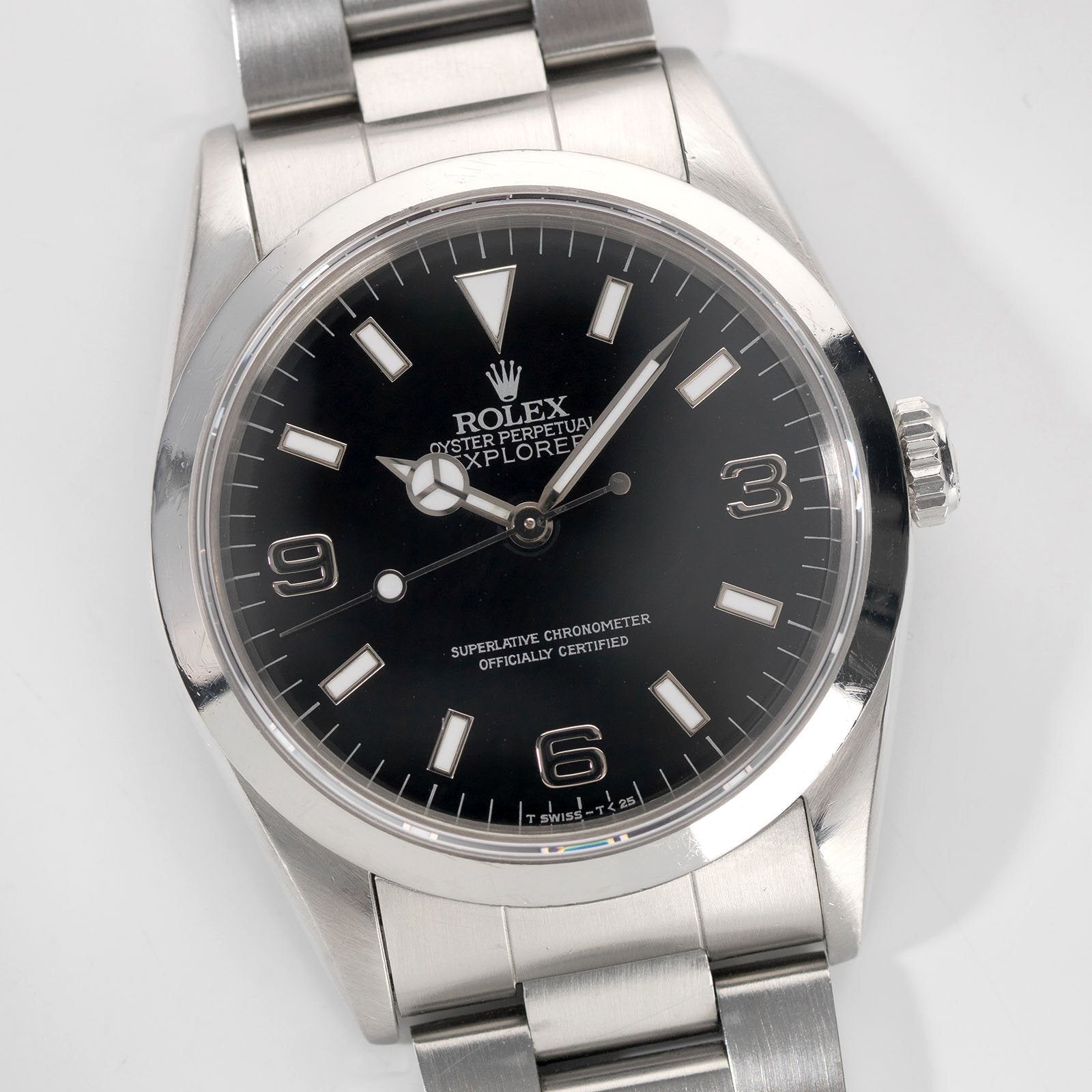 Rolex Explorer 14270 'Black Out' Dial B&P