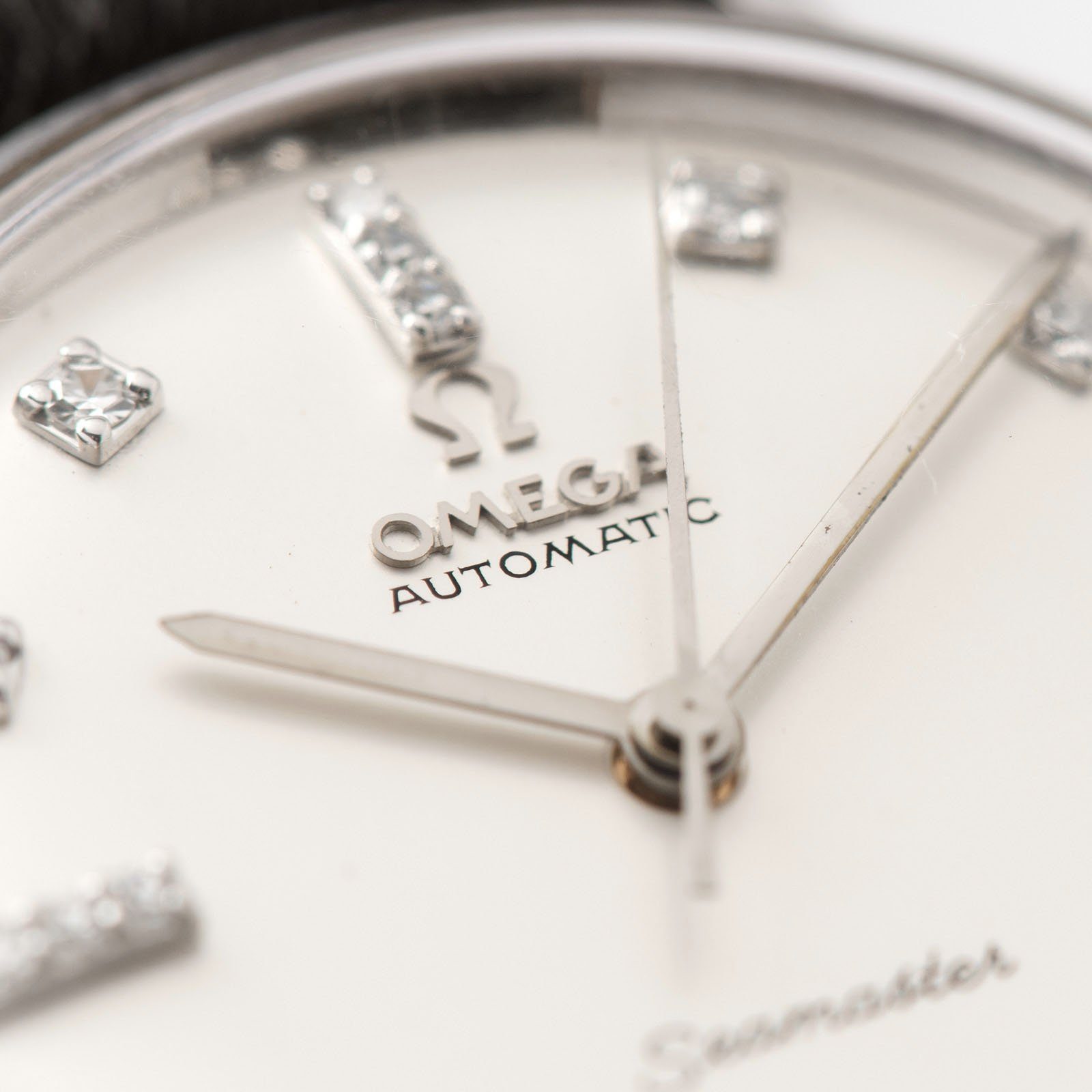 Vintage Omega White Gold Seamaster Dress Watch