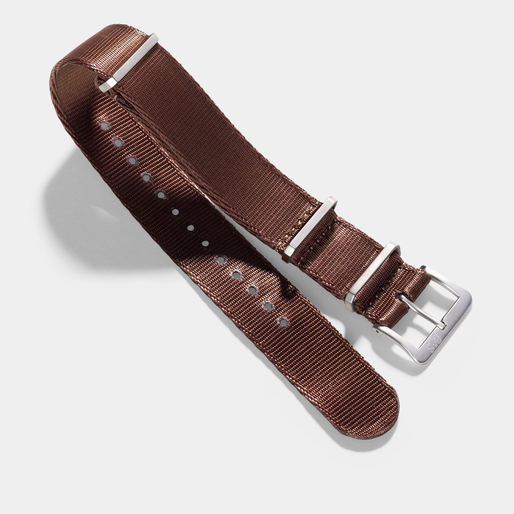 Deluxe Nylon Nato Horlogeband Bruin