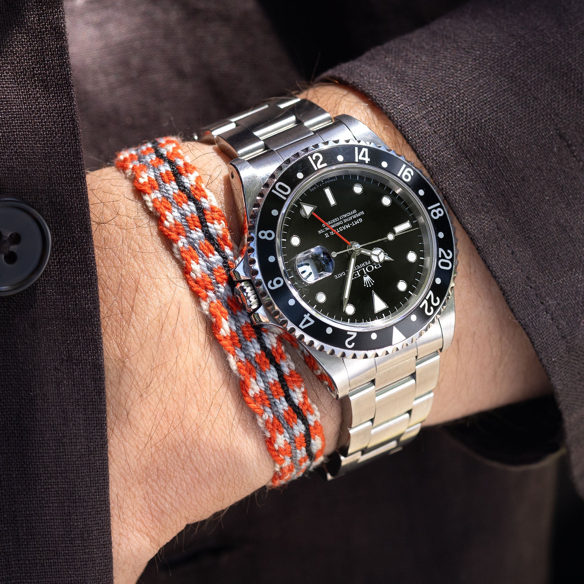 Guanabana Bracelet CAPTAIN Bracelet Orange Blue