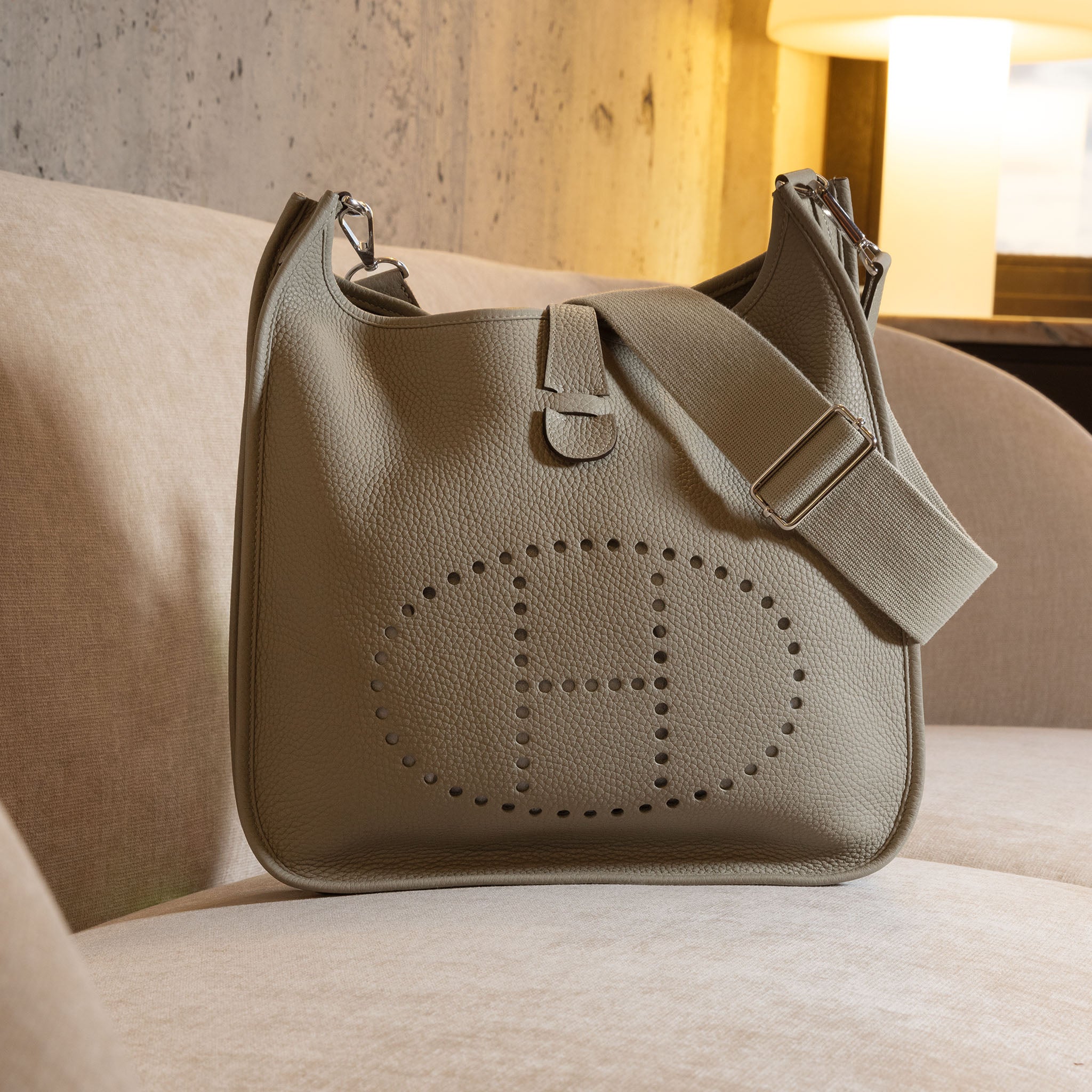 Hermes Evelyne Poche III 33 Taurillon Clemence Sauge