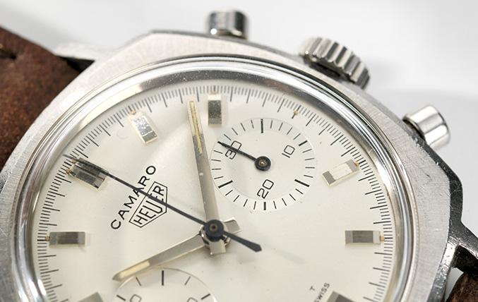 Heuer Camaro Ref 7743 Silver Dial