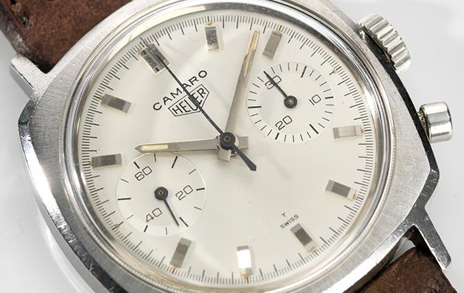 Heuer Camaro Ref 7743 Silver Dial