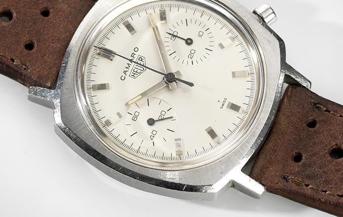 Heuer Camaro Ref 7743 Silver Dial