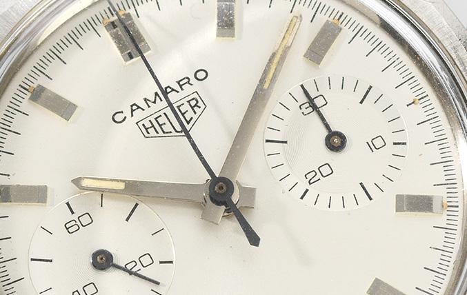 Heuer Camaro Ref 7743 Silver Dial