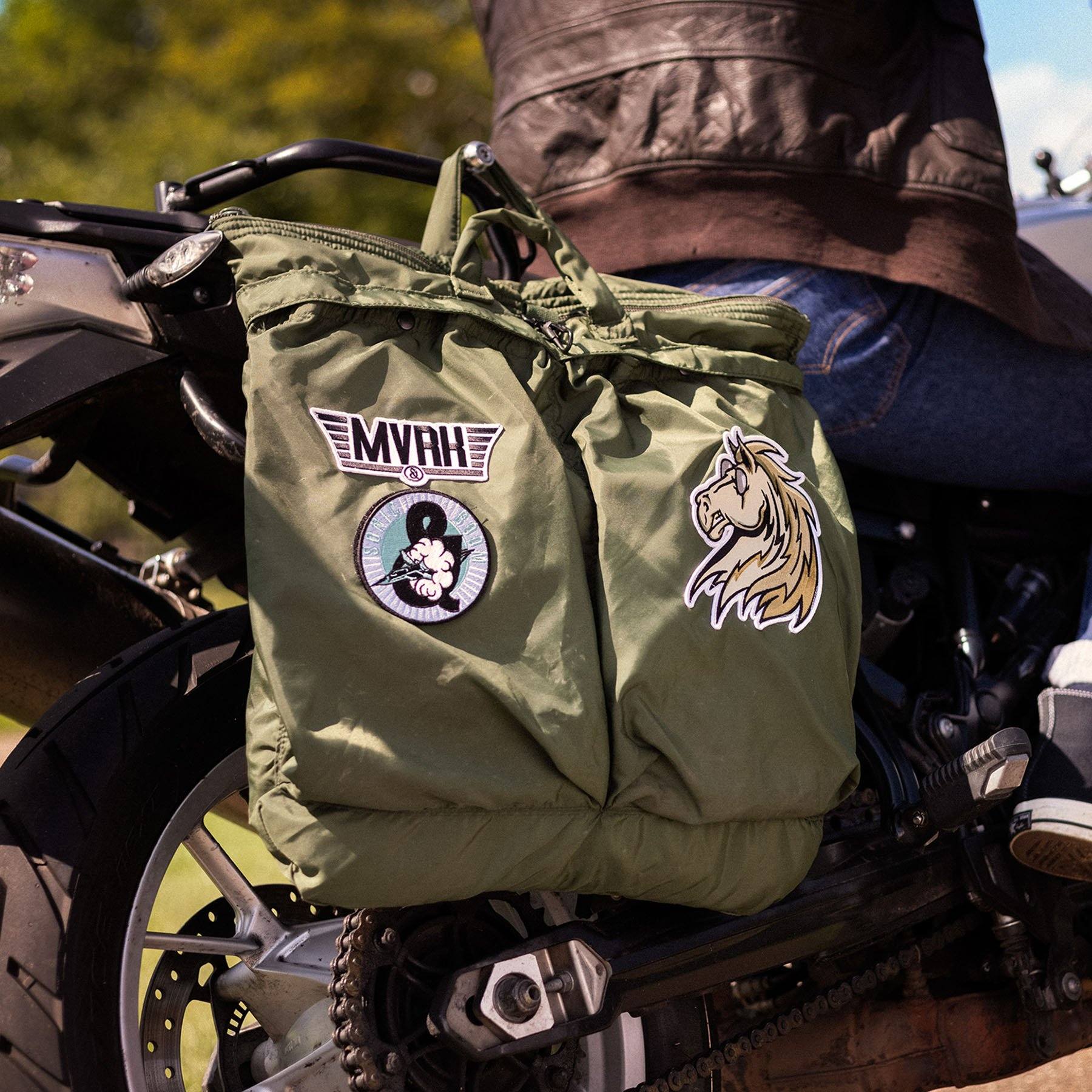 1 of 1 Custom Vintage Helmet Bag "MAV"