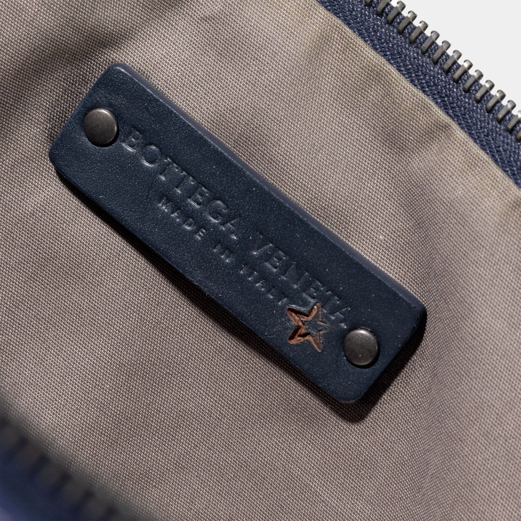 Bottega Veneta Blue Intrecciato Document Case