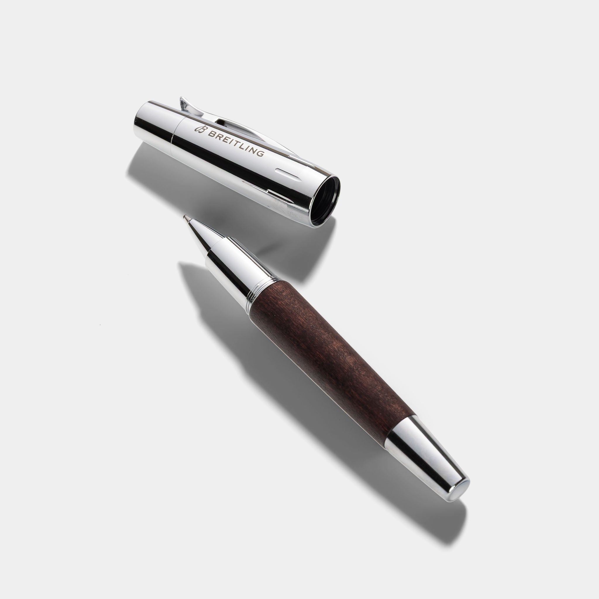 Breitling Wood and Steel ballpoint pen