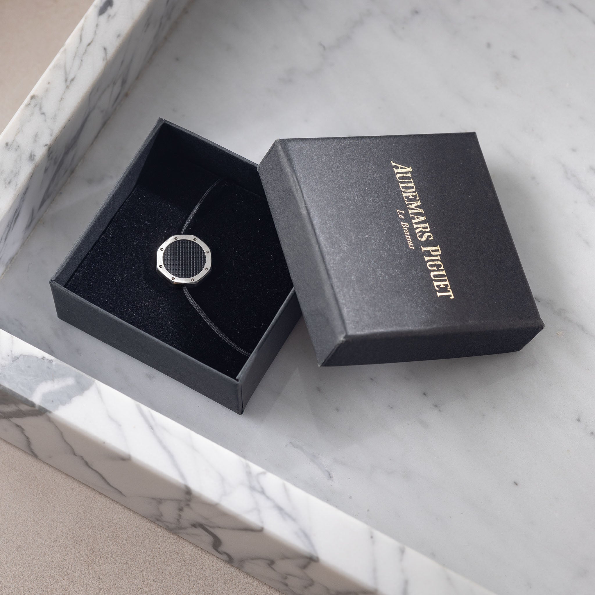 Audemars Piguet Royal Oak  Cord Bracelet Black