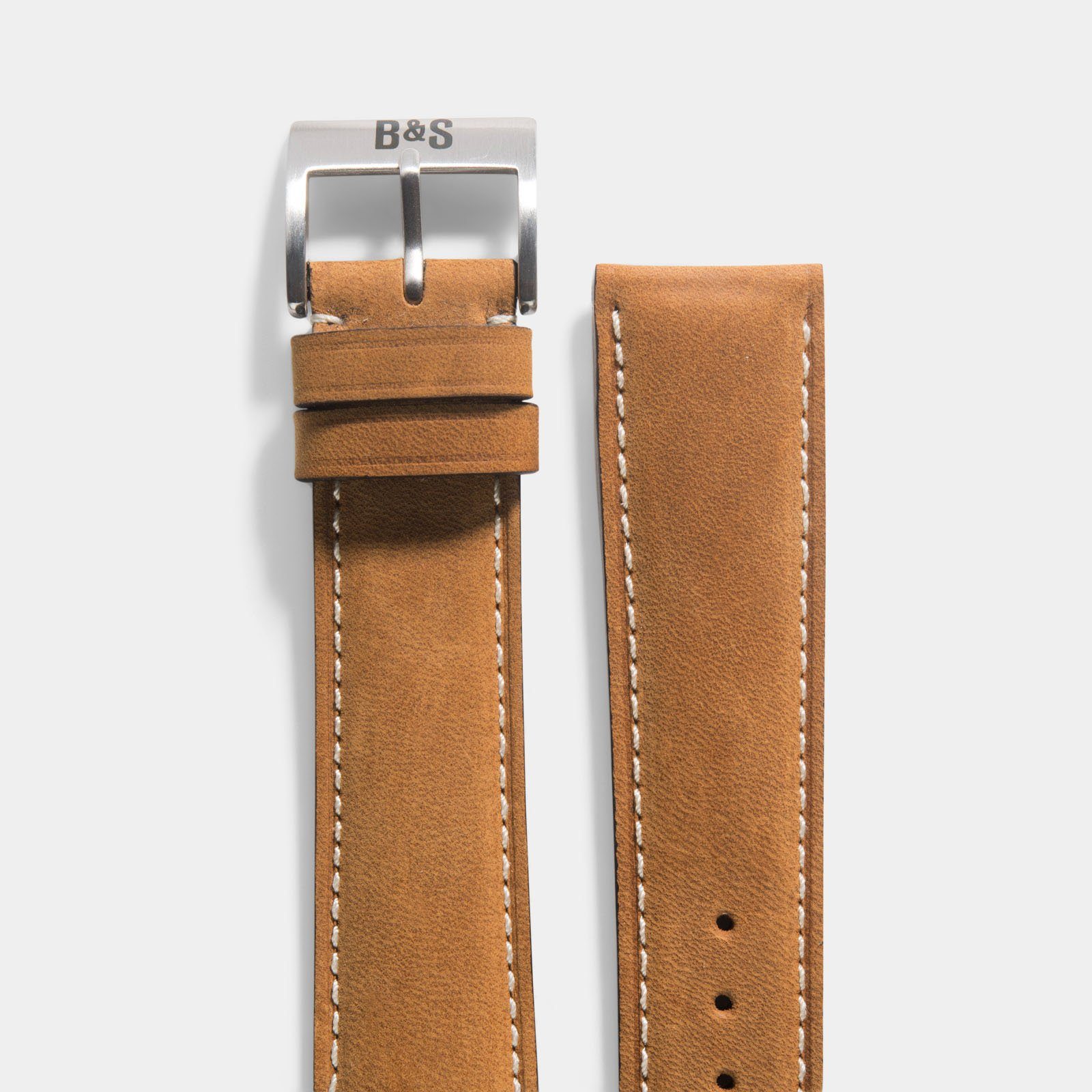 Mountain Brown Leren Horlogeband