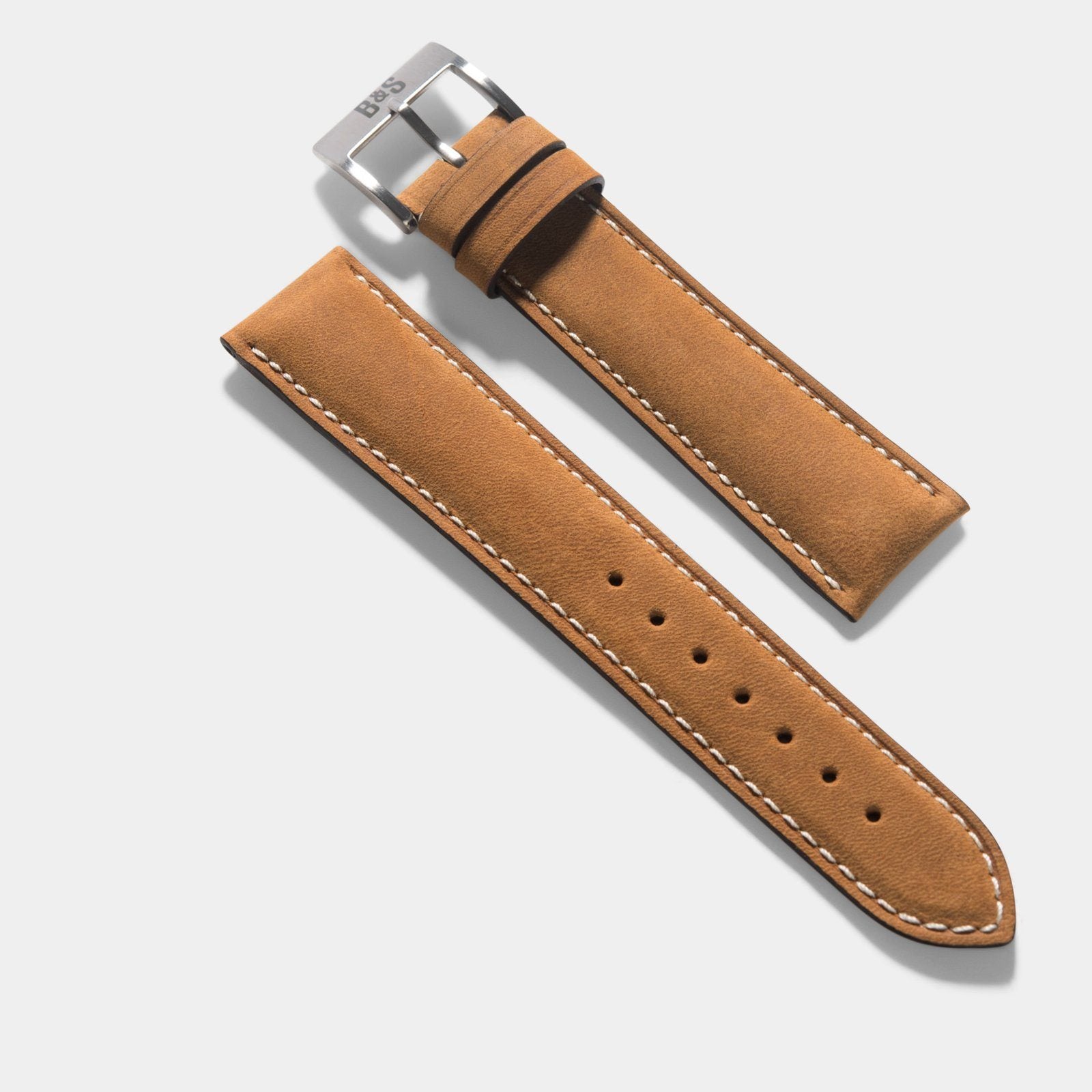 Mountain Brown Leren Horlogeband